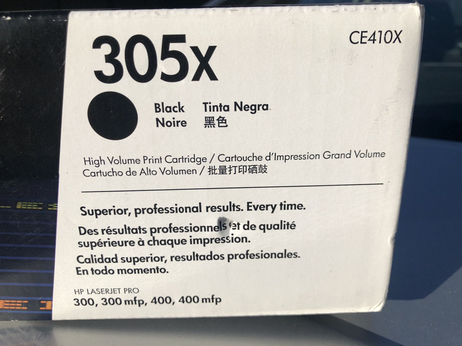 305X Black print cartridge HP LaserJet