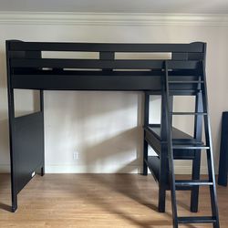 Solid Wood Like New Bunk Bed