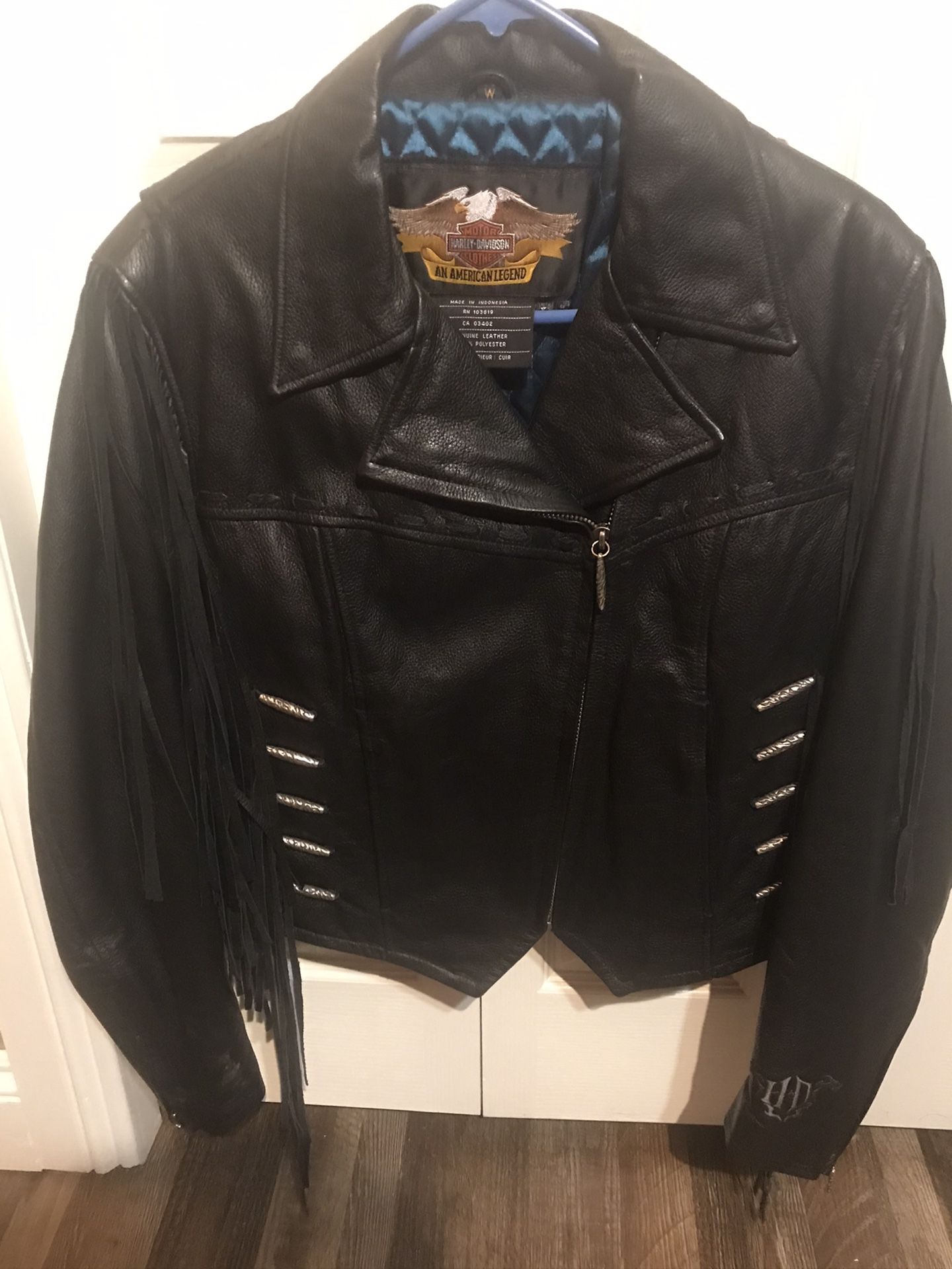 Harley Davidson Leather Jacket- New