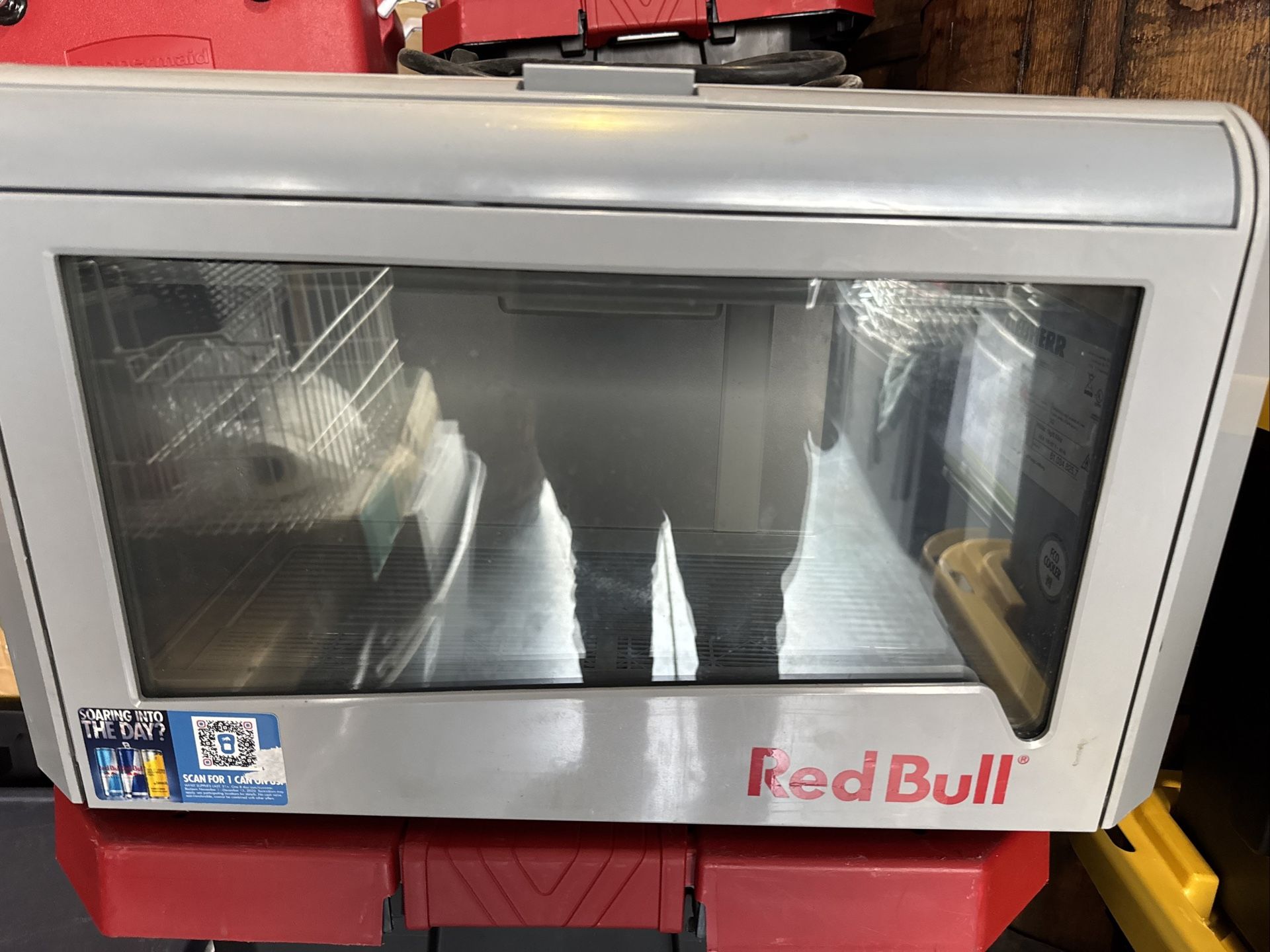 Red Bull Counter Top Mini Fridge