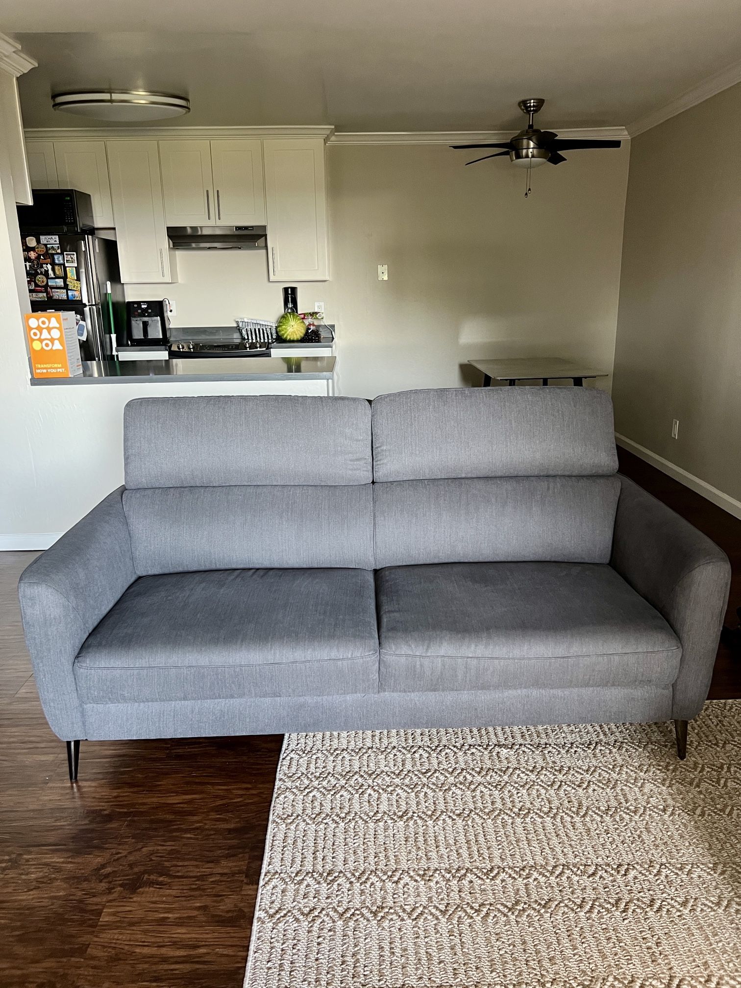 Couch with Adjustable Head Rests