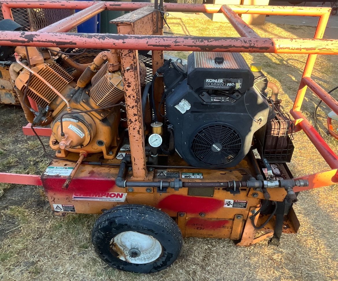 Champion Industrial Air Compressor Model Sp0597,hgr12 - Lpk Pneutek