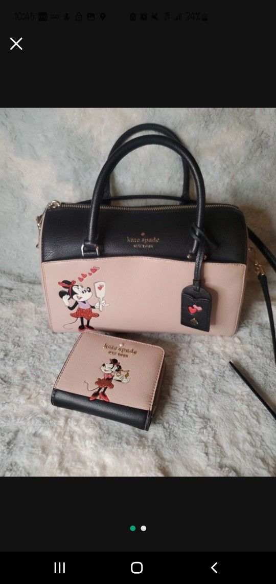 Kate Spade ♠️ Minnie Set Purse & Wallet