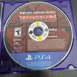 Teenage Mutant Ninja Turtles Mutants In Manhattan PS4