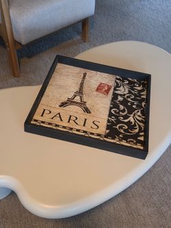 Paris Eiffel Tower Decorative Wood Tray
