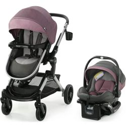 Graco Modes Nest Travel System, Includes Baby Stroller with Height Adjustable Reversible Seat, Pram