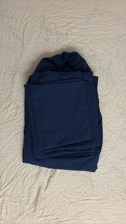 Navy Blue Full Size Sheet Set