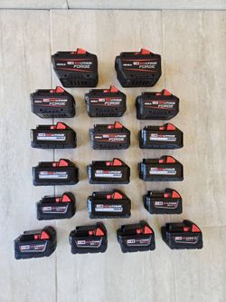 Milwaukee Battery (PRICES IN THE DESCRIPTION)