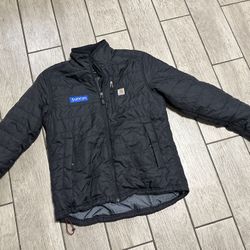 Women Carhartt Black Puffer Jacket Med