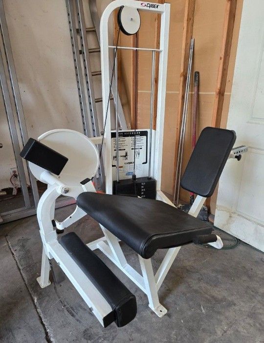 Cybex Leg Extension Gym Equipment Exercise Fitness Weight Machine Workout Lifting Exercise