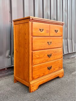 Vintage Wooden Dresser Chest