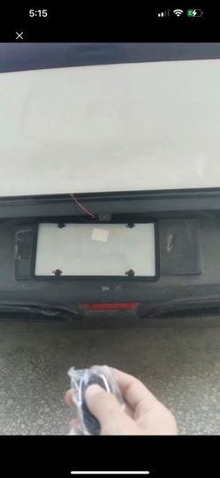License Plate Cover Remote Key Activated