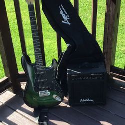 Vizcaya Electric Guitar And Washburn Amp