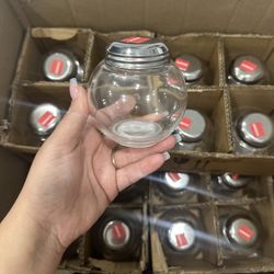 Round Glass Jars