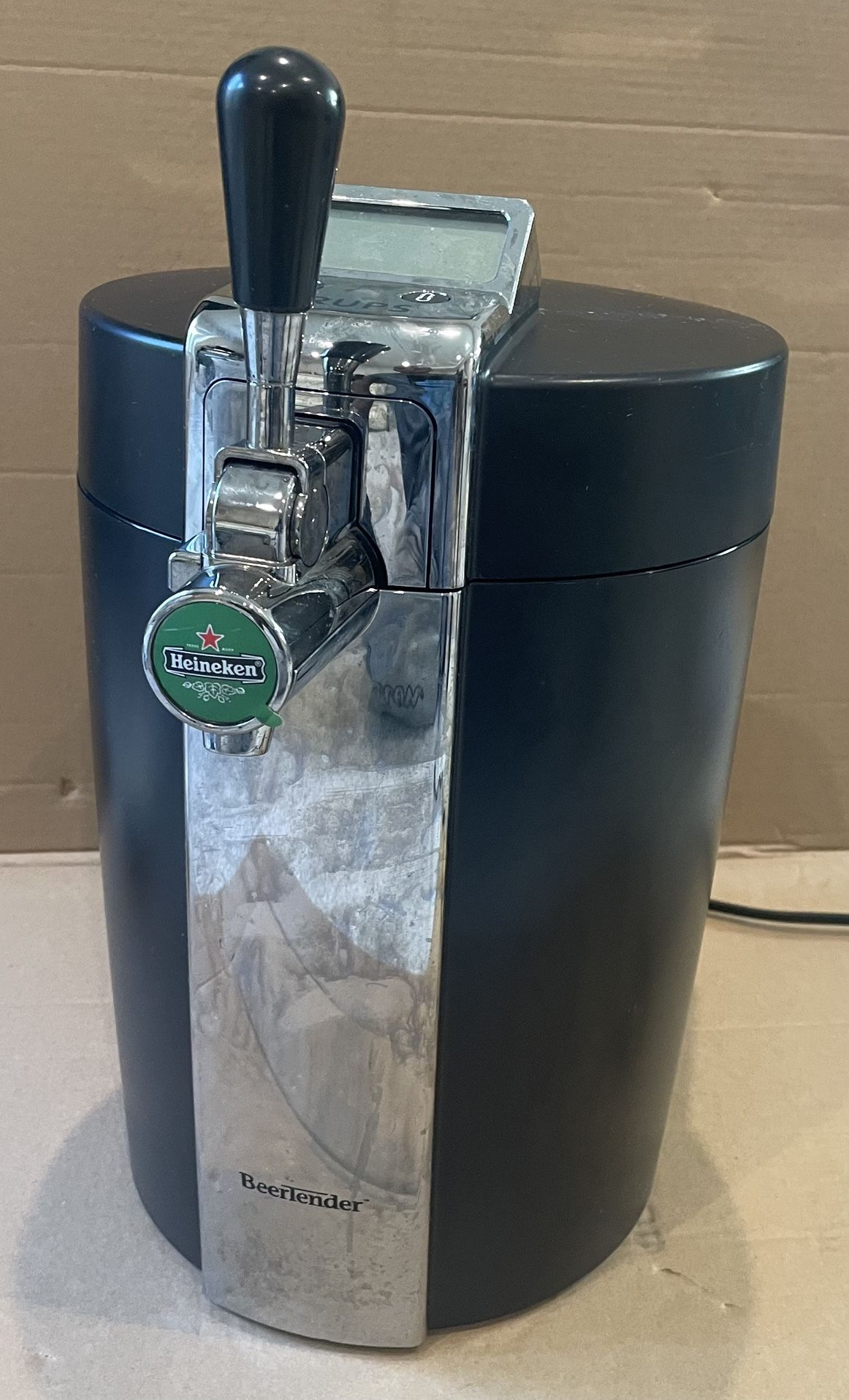 Krups VB512 Beer Tender Silver Black Color Mini Tap Keg Cooling Beertender