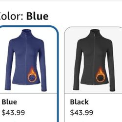 Women's Workout Yoga Jacket Full Zip Running Track Jacket Athletic Jacket
