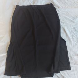 Eye Candy Size Medium Black Midi Skirt