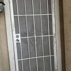36 X 80 Inch White Security Door