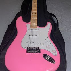 Electric Guitar // Hot Pink
