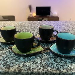 4 Piece Espresso Cups