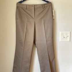 Madison Studio Women's Cocoa DressPants Slacks Size 10 New w Tags $72