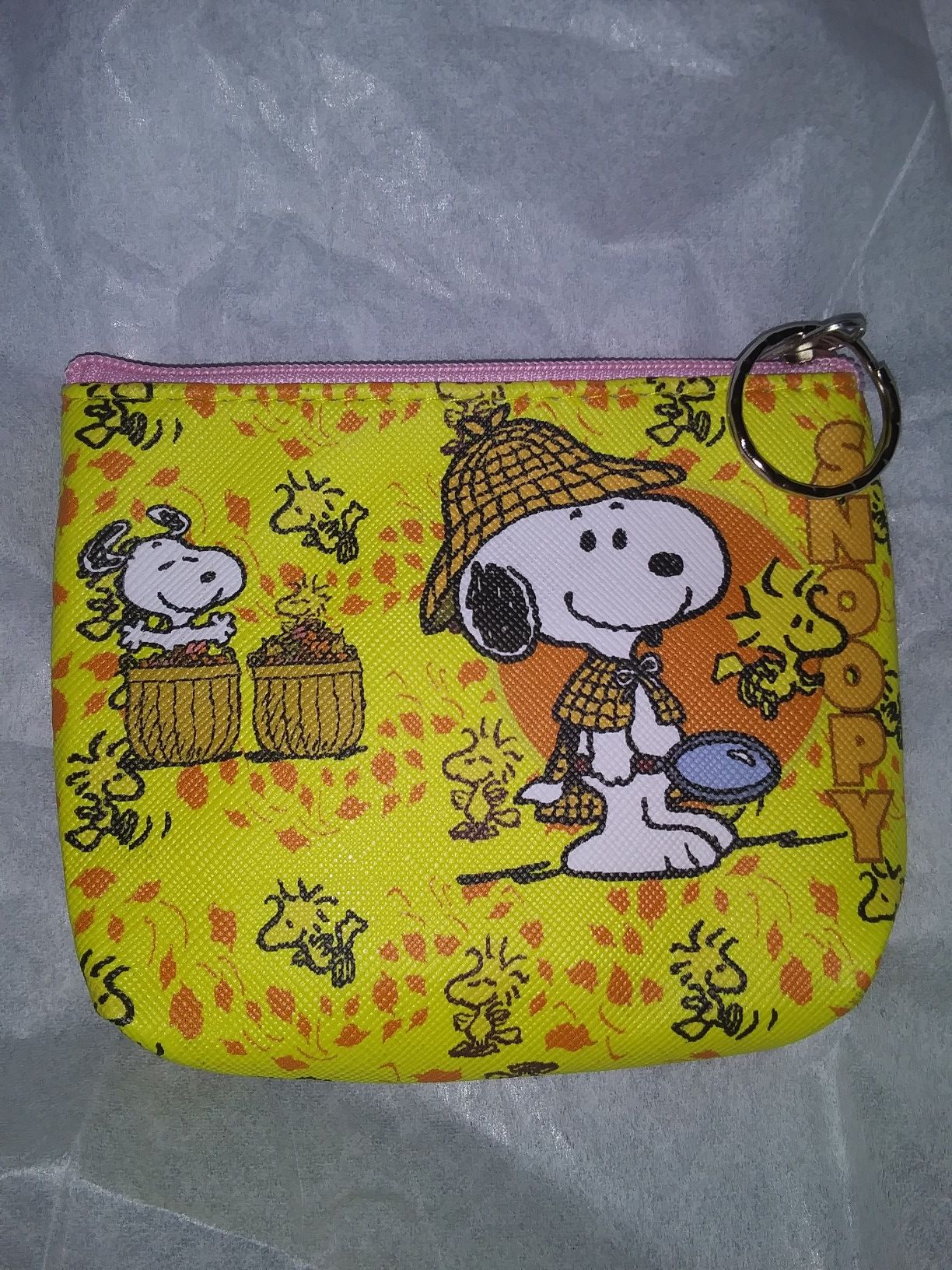 Snoopy Change Purse - zippered purse