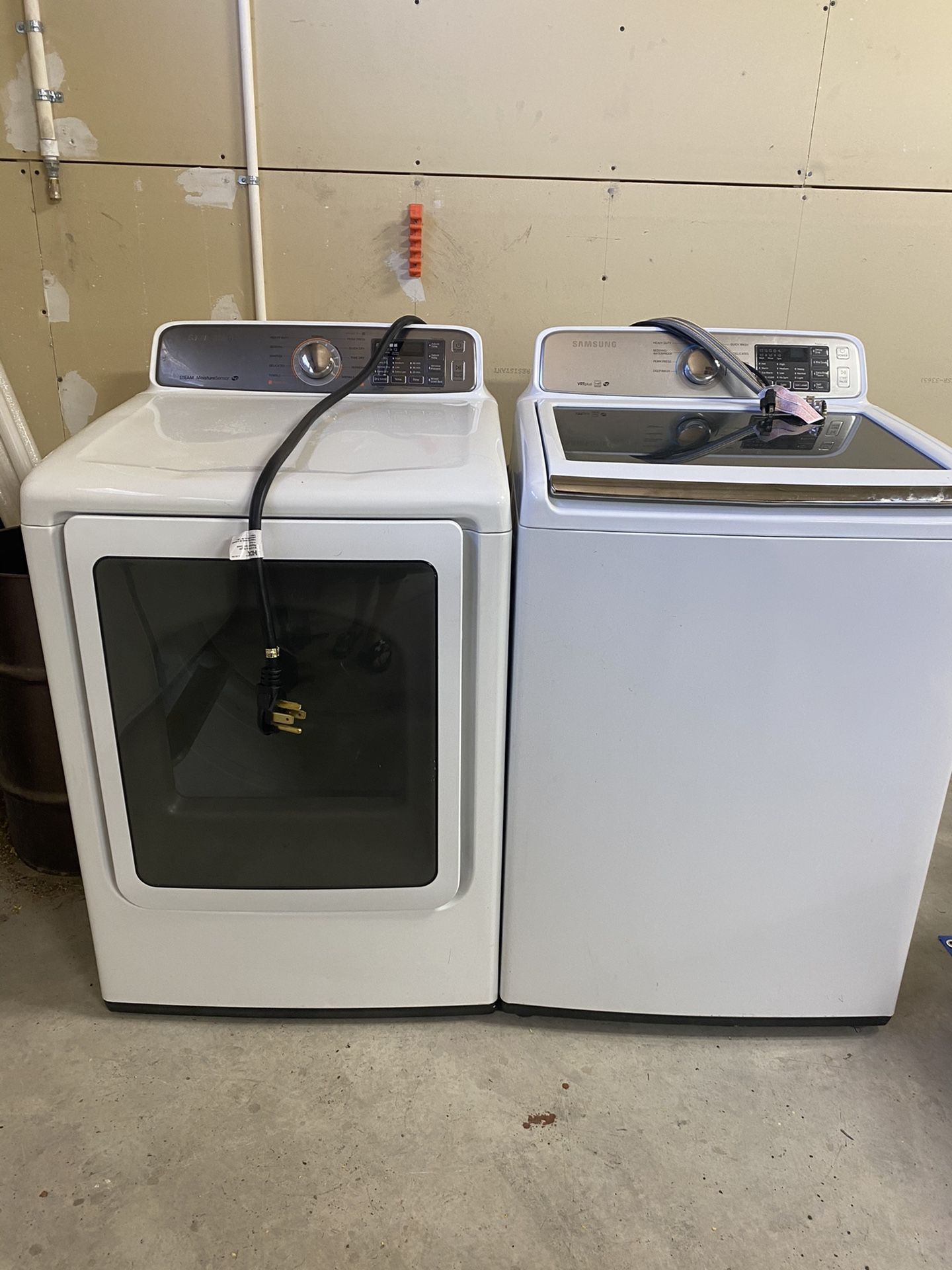 Samsung washer and dryer - 2 years old