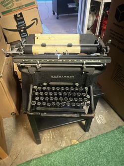 Antique Rare Underwood Typewriter Circa 1940’s