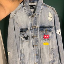 Disneyland Jean Jacket Size : Large