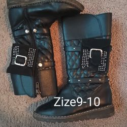 Botitas Para Niña Size 9-10 