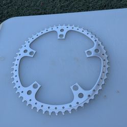 Vintage Sugino Chainrings Drillium - 54t and 52t, 144 BCD - Can Ship
