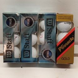 4 BRAND NEW Golf Ball Packs