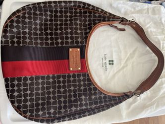 Kate Spade New York Purse Classic Dot Noel Hobo Bag  Brown $50