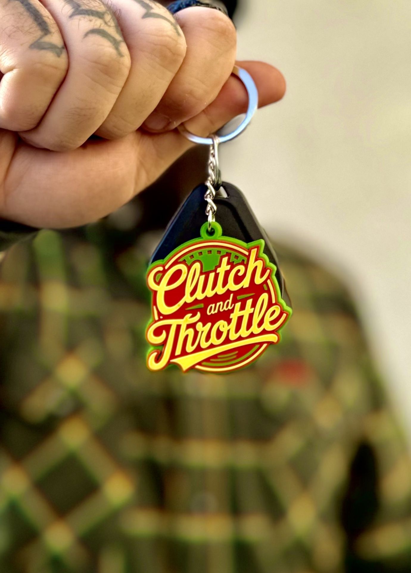 OG Crest Keychain (Rasta)