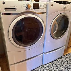 GE washer and dryer front loaders