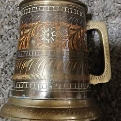 Brass Tea Mug Made In Pakistan 1970s