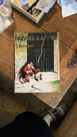 Oct 26 1940 Harvard VS Dartmouth Football Program