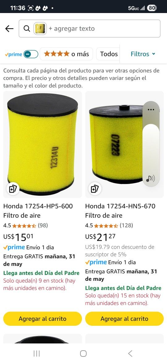 Pieza Para Honda