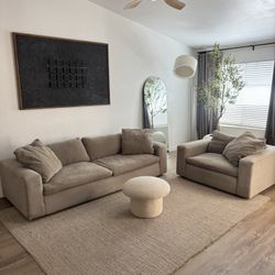 Cloud Couch & Chair ( Delivery Available) 