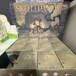 Popmart skull panda ink plum