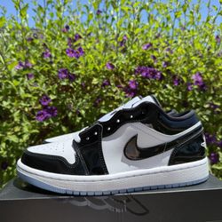 Nike Air Jordan 1 Low SE Concord Black/White DV1309-100 Men Size 7.5 Brand New