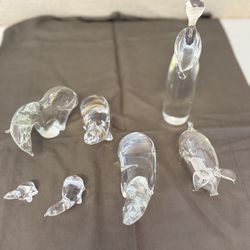 Glass Figurines - $50