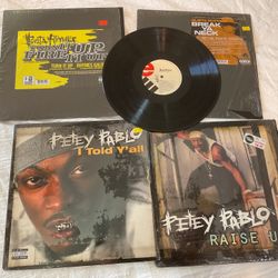 4 Vintage hip hop gangsta Busta Rhymes Pretty Pablo Vinyl Rap Records Pickup @ Kempsville library Va Bch or Bingo City Yorktown 