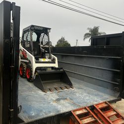 Bobcat And Container 