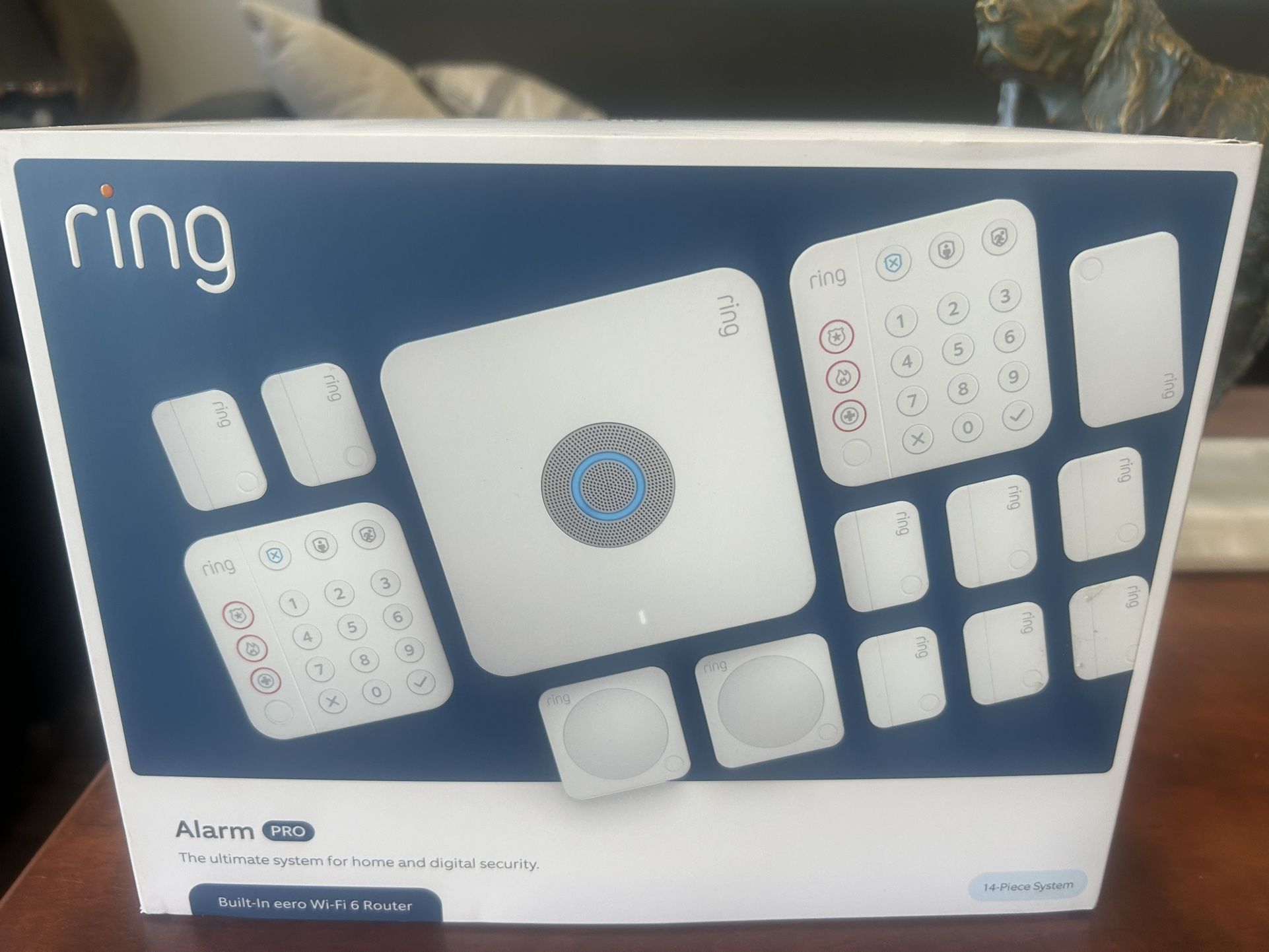 Ring Alarm Pro (newest model), 14-Piece Kit, built-in eero Wi-Fi 6 router and 30-day free Ring Home subscription