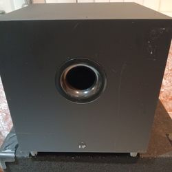 MONOPRICE  P/N 10565  SUBWOOFER. EN PERFECTA CONDICION. TODO LE TRABAJA. VERY GOOD CONDITION