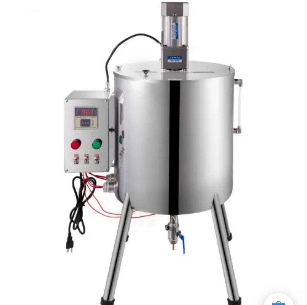VEVOR Heating Mixing Filling Machine, 15L/4 Gal Lipstick Filling Machine, 35W Lipstick Filler, Heating and Stirring Filling Machine with Stirrer for C