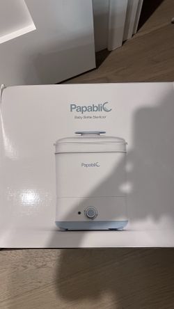 Papablic Baby Bottle Sterilizer and Dryer Pro, Esterilizador De Biberones, Electric Steam Sterilizer for Baby Bottles, Pacifiers, and Pump Parts, Larg