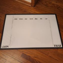 Dry Eraser Magnetic Board 