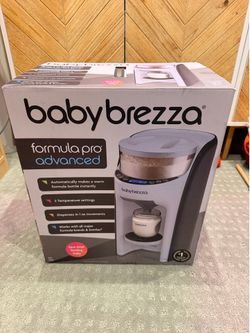 Baby Brezza automatic bottle maker, baby bouncer, and bumpo baby chair
